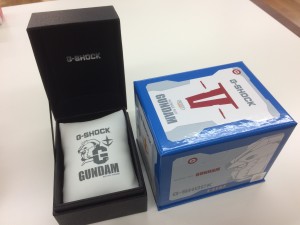 Ｇ-SHOCK　GUNDAM　付属品